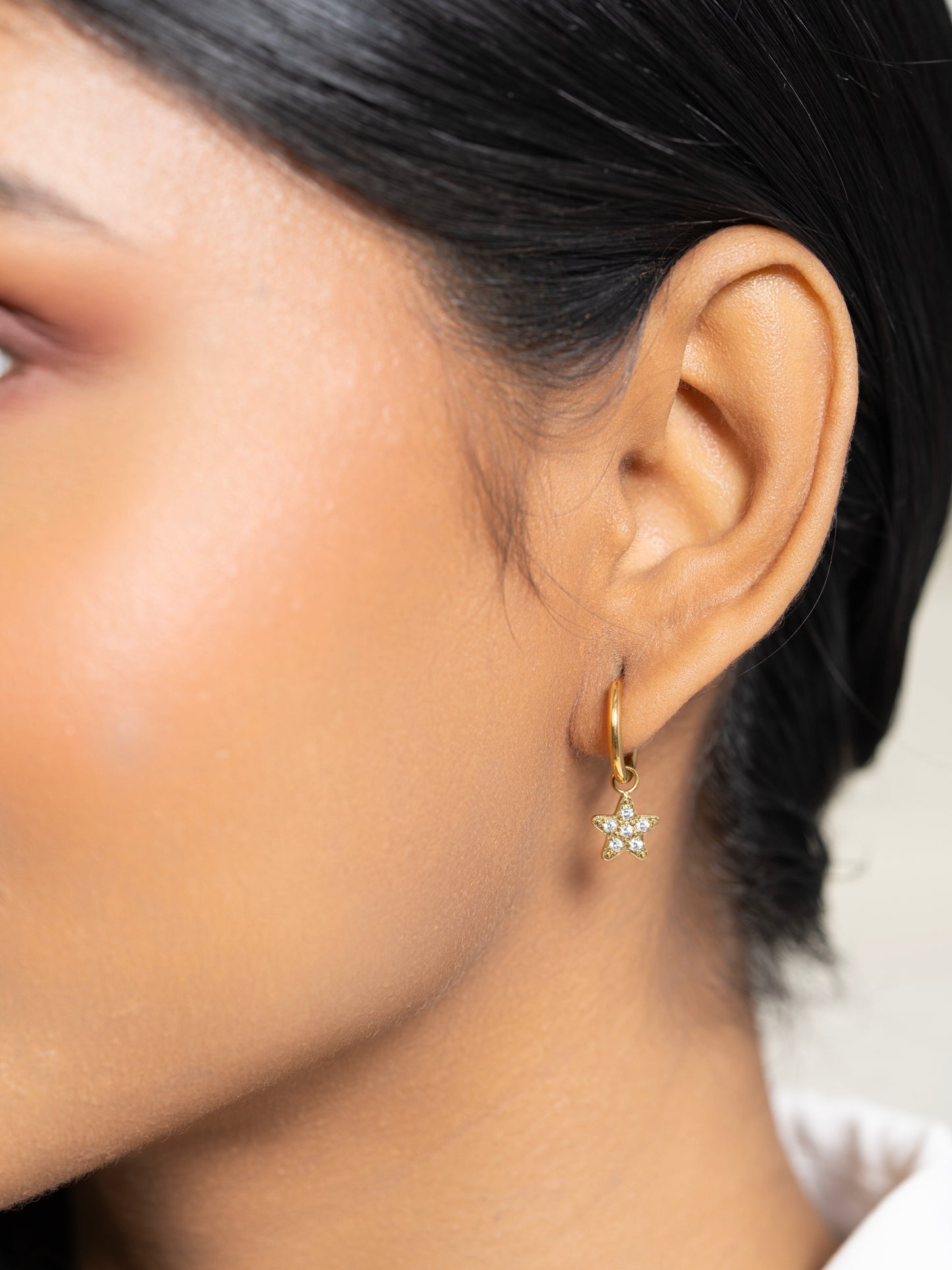 Star Huggies - 18K Gold Plated