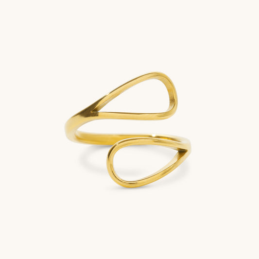 Duet Ring - 18K Gold plated