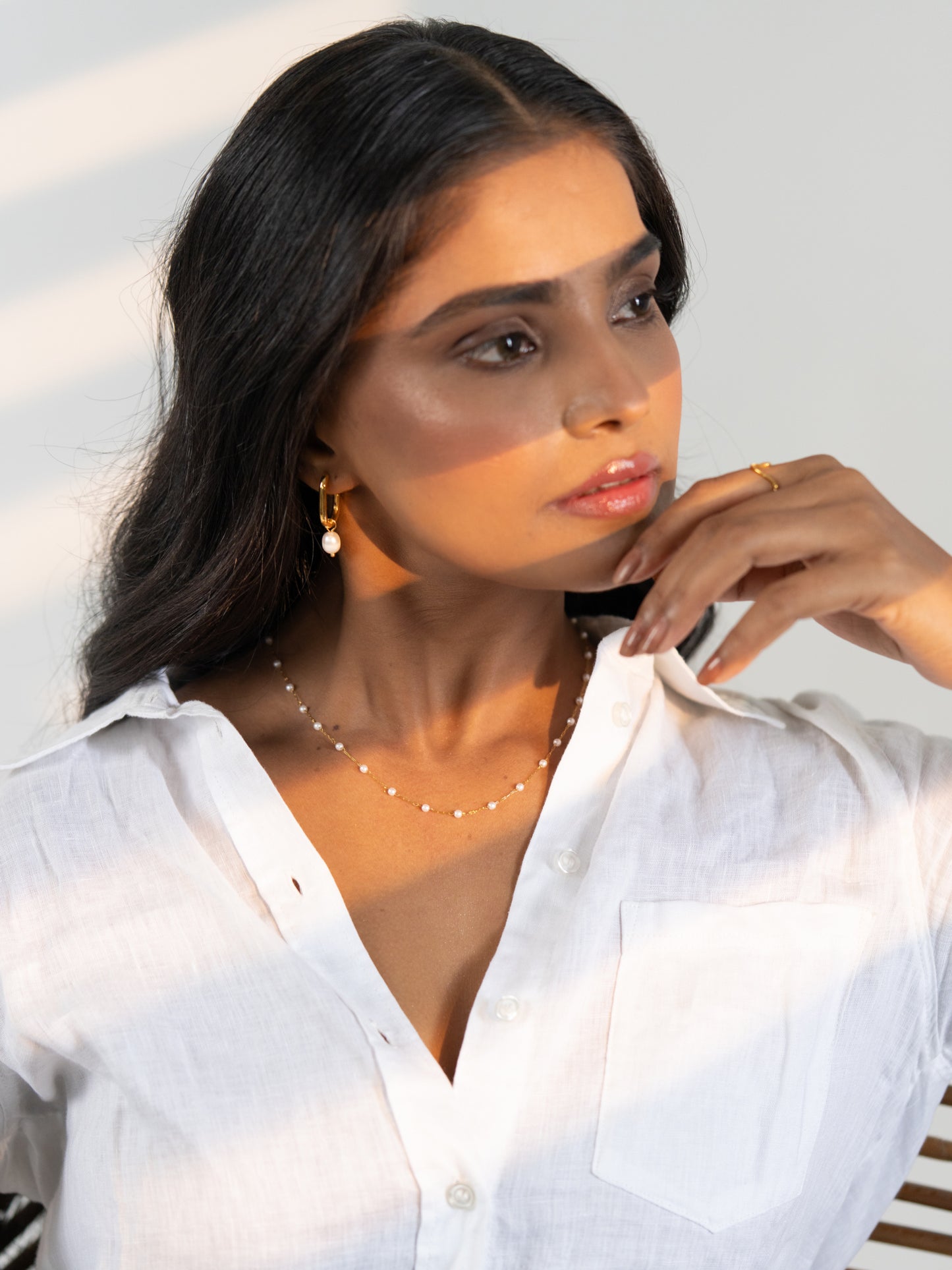 Willow Necklace- 18K Gold Necklace