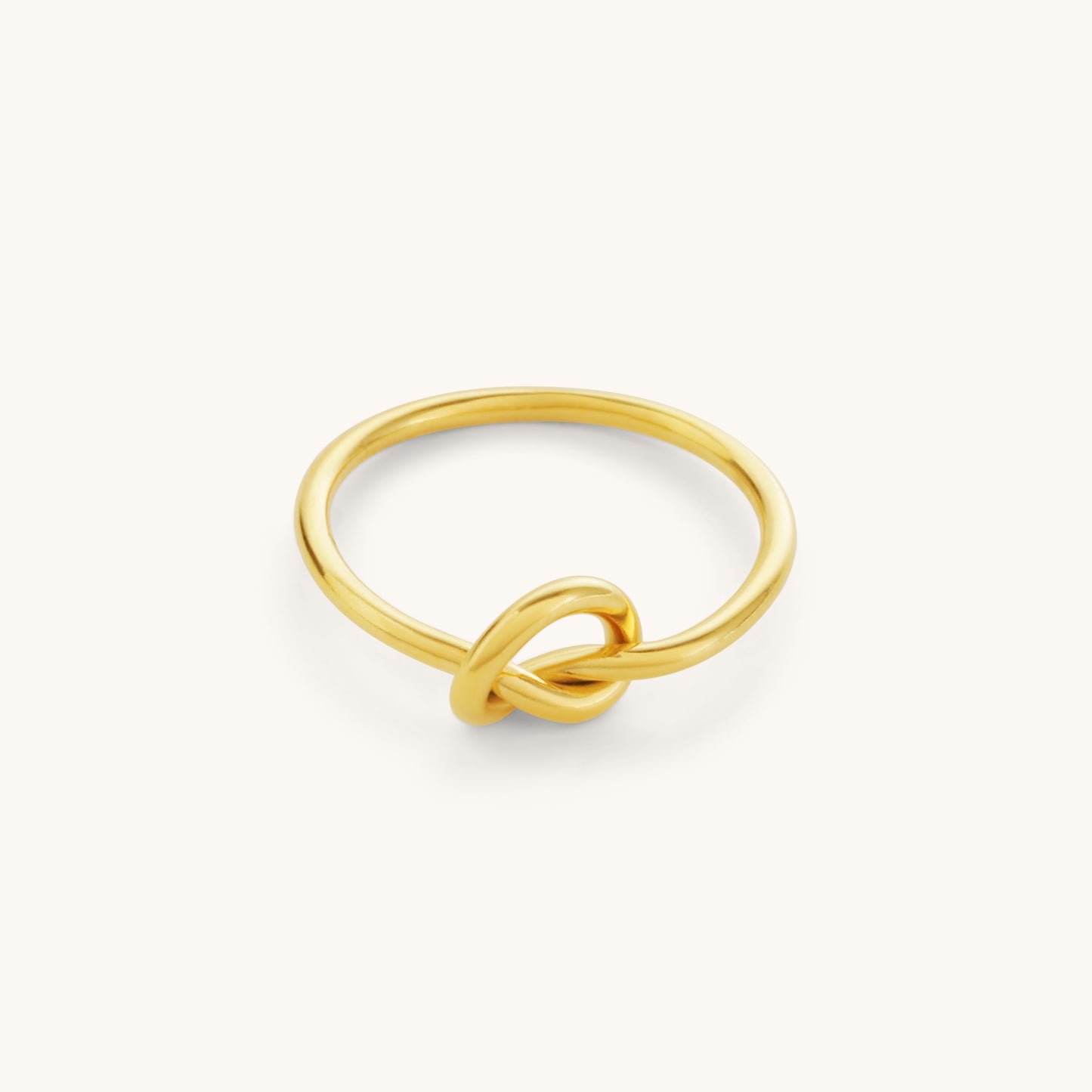 Love Knot Ring  - 18K Gold Plated