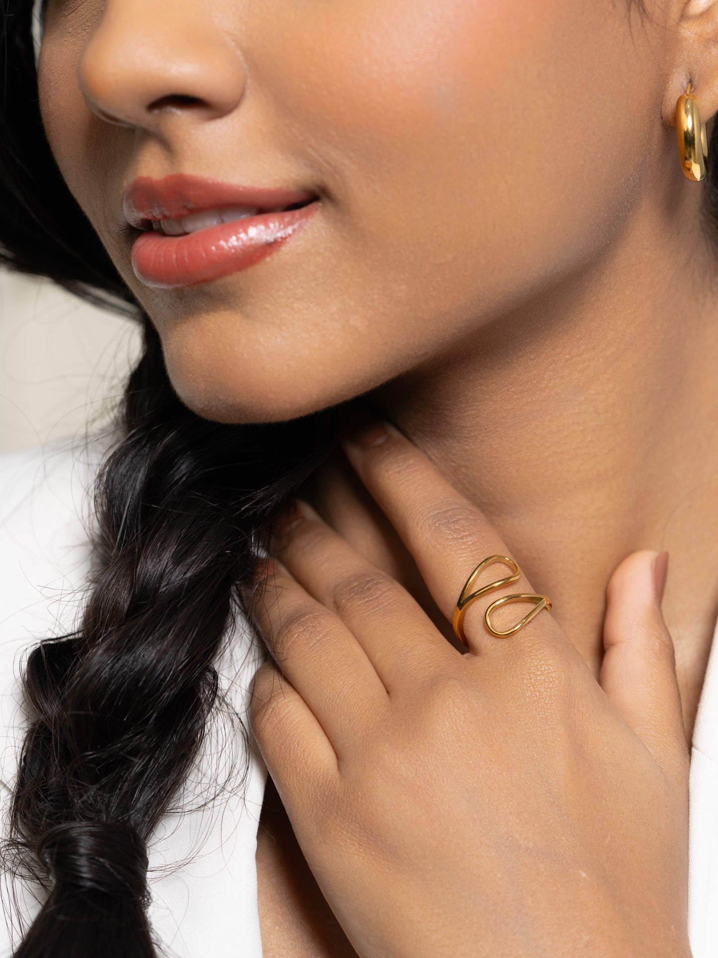 Duet Ring - 18K Gold plated