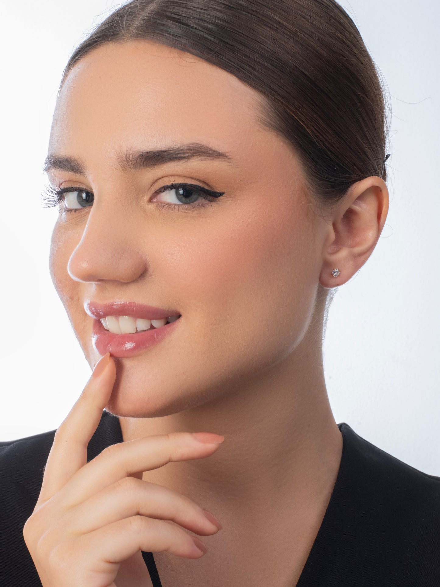 2mm Diamond Studs- 18K Gold Plated