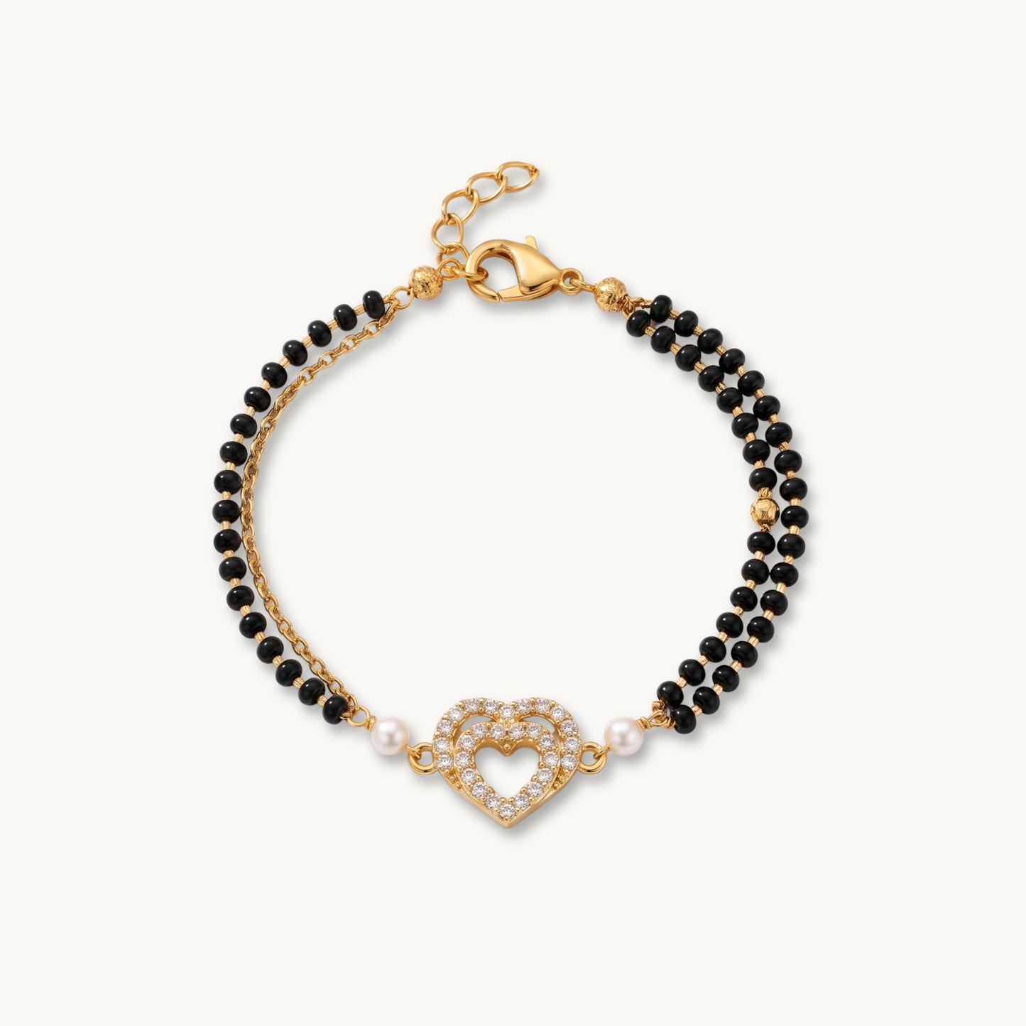 Hridaya Mangalsutra Bracelet - 18K Gold Plated
