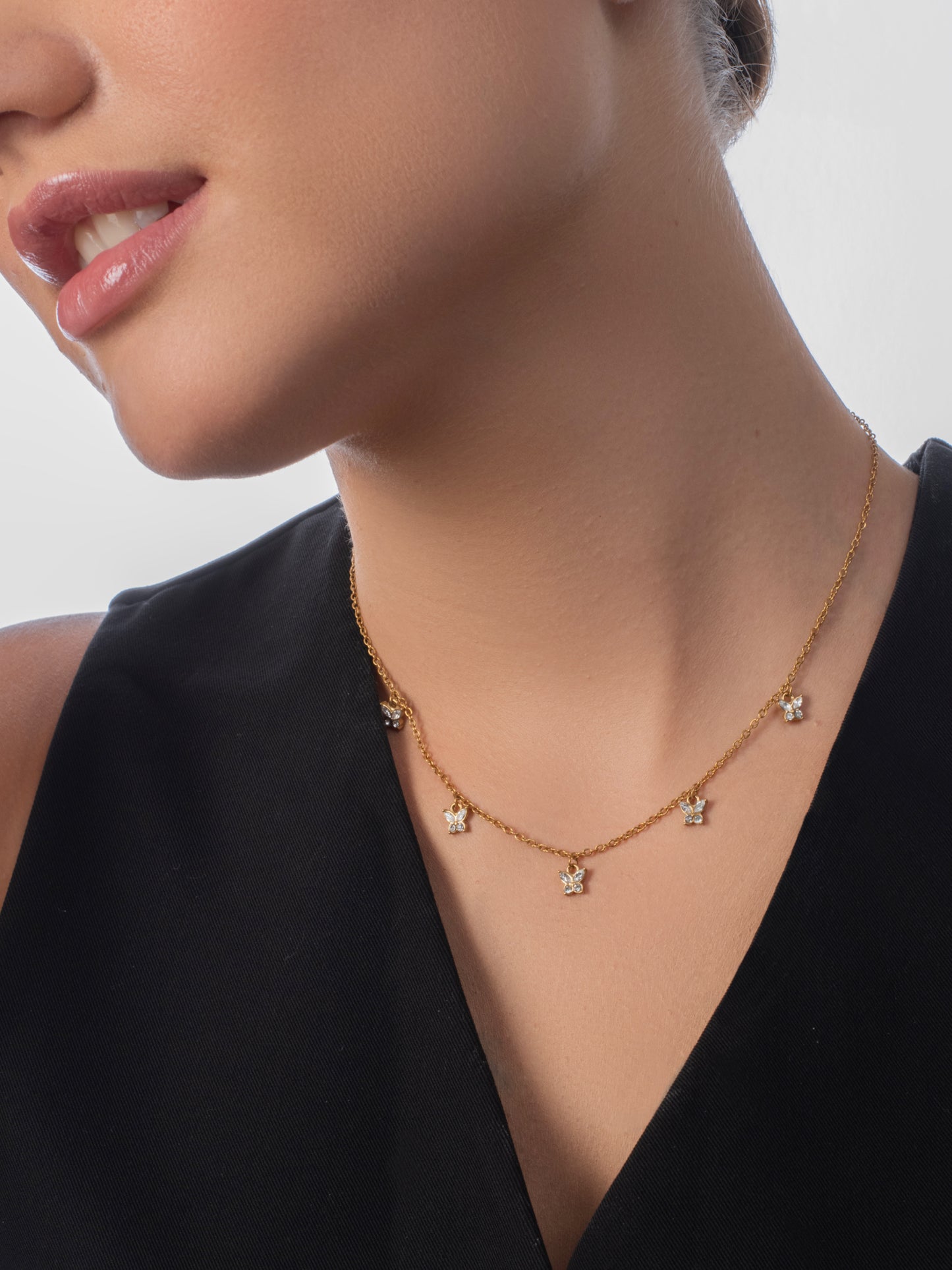 Blair Butterfly Necklace  -18K Gold plated