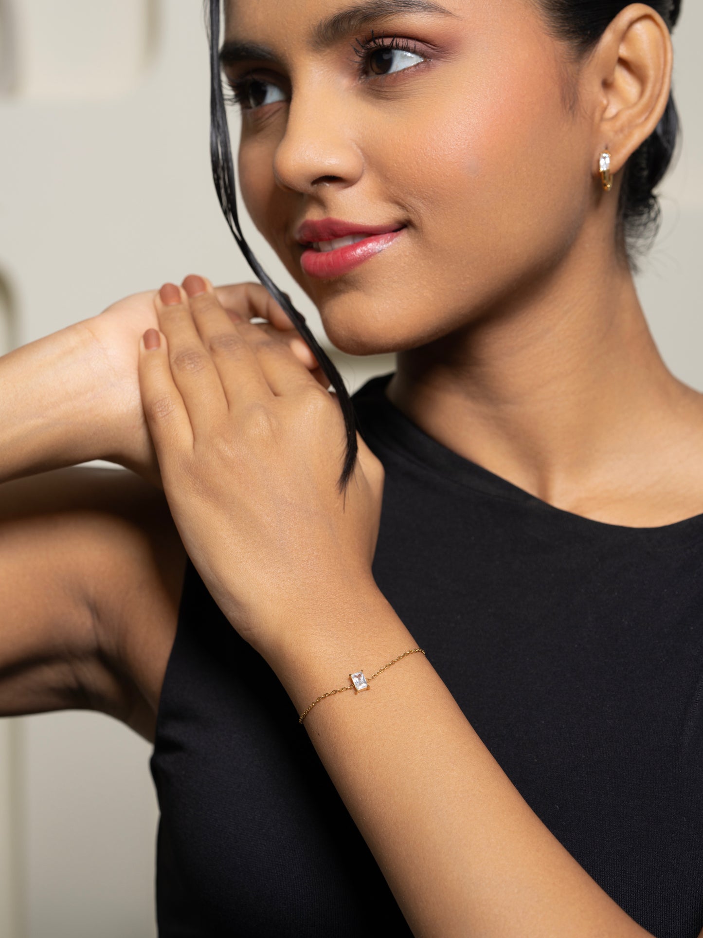 Baguette Bracelet - 18K Gold Plated