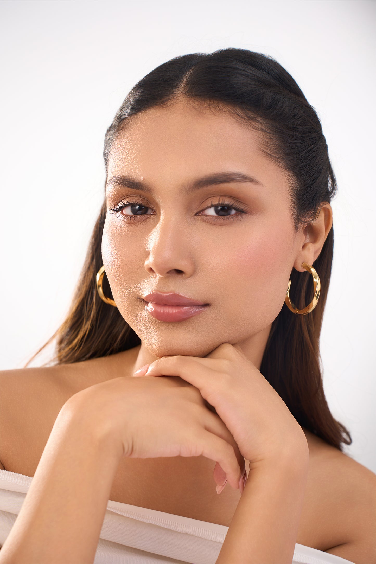 Theo Hoops - 18K Gold Plated