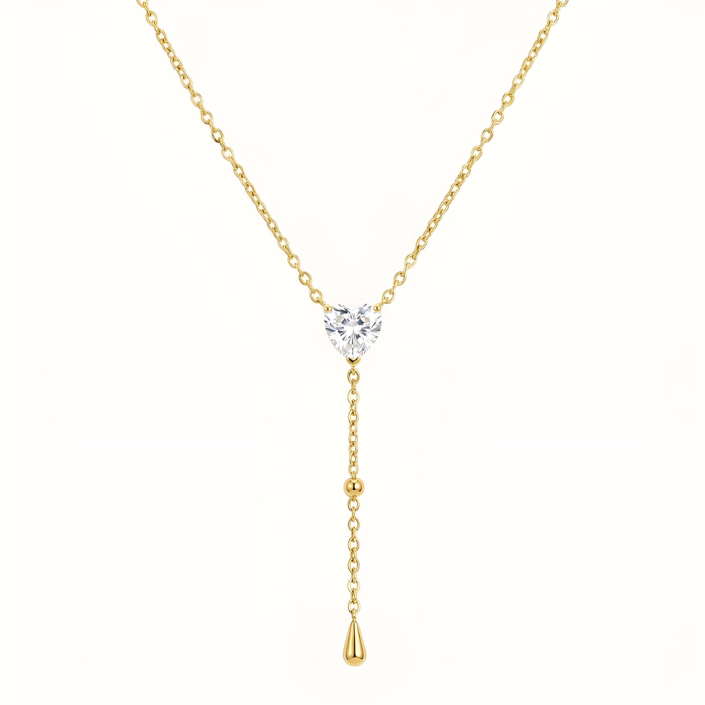 Soraya Drop Necklace - 18k Gold Plated