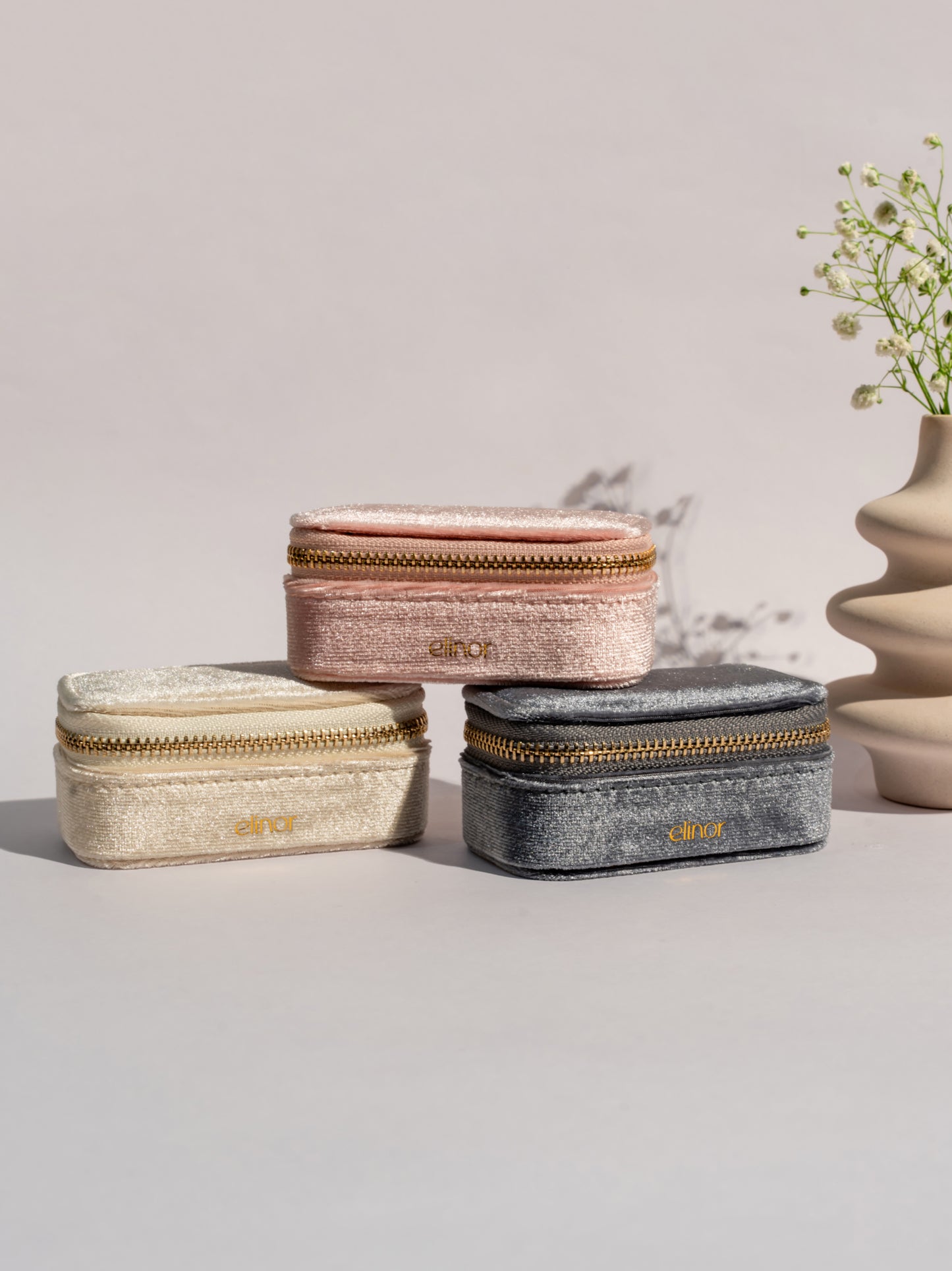 Ella Jewellery Organizer Box- Cream