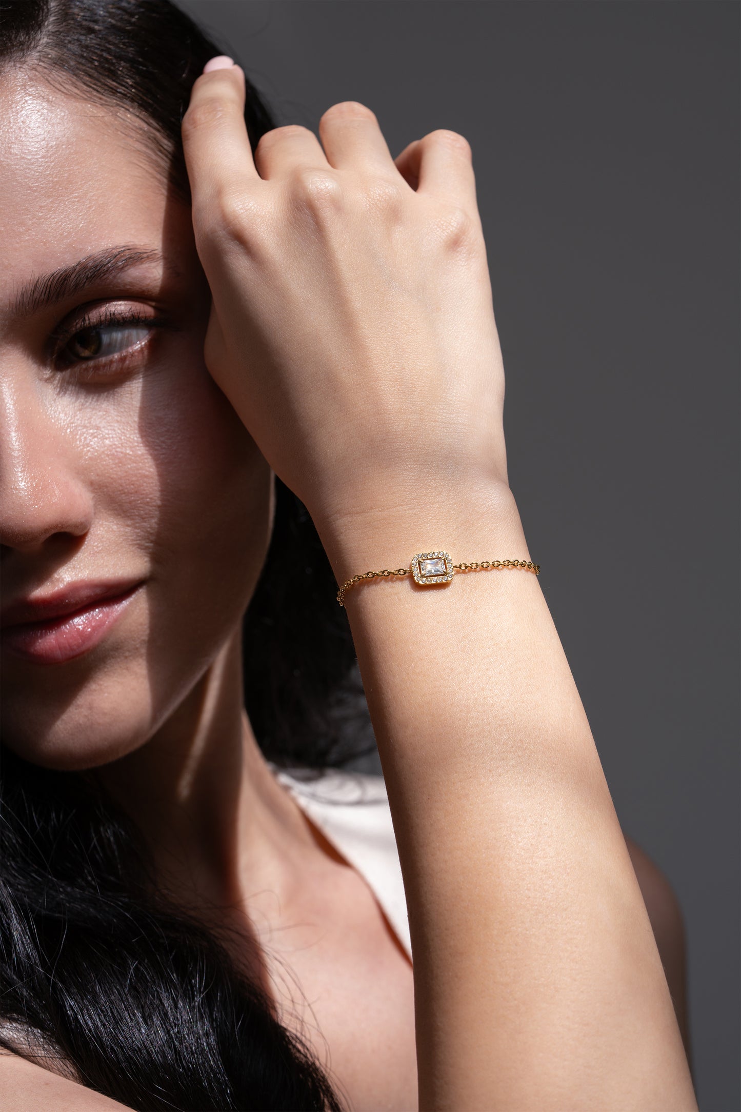 Classic Rectangle Bracelet - 18K Gold Plated
