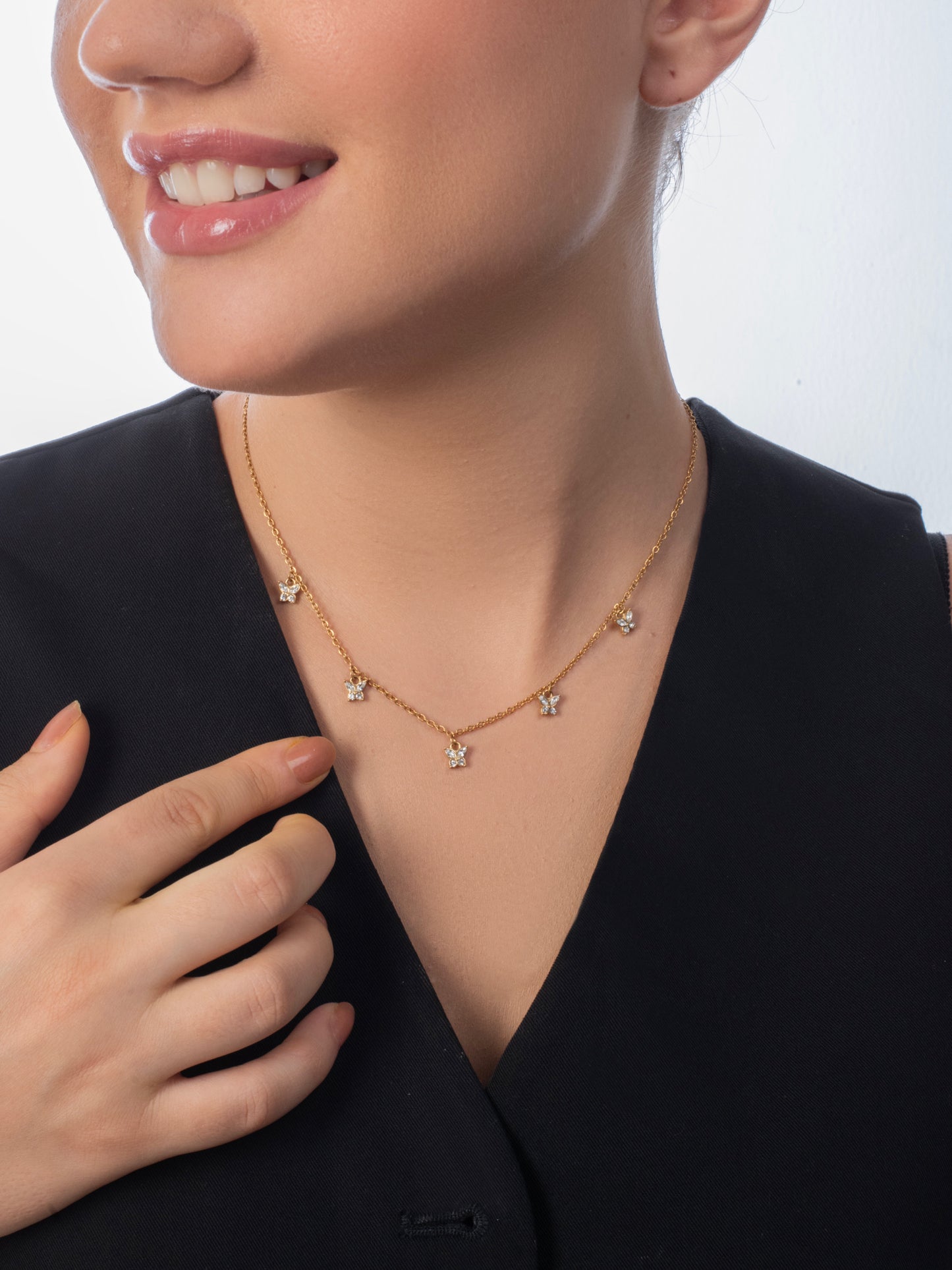 Blair Butterfly Necklace  -18K Gold plated