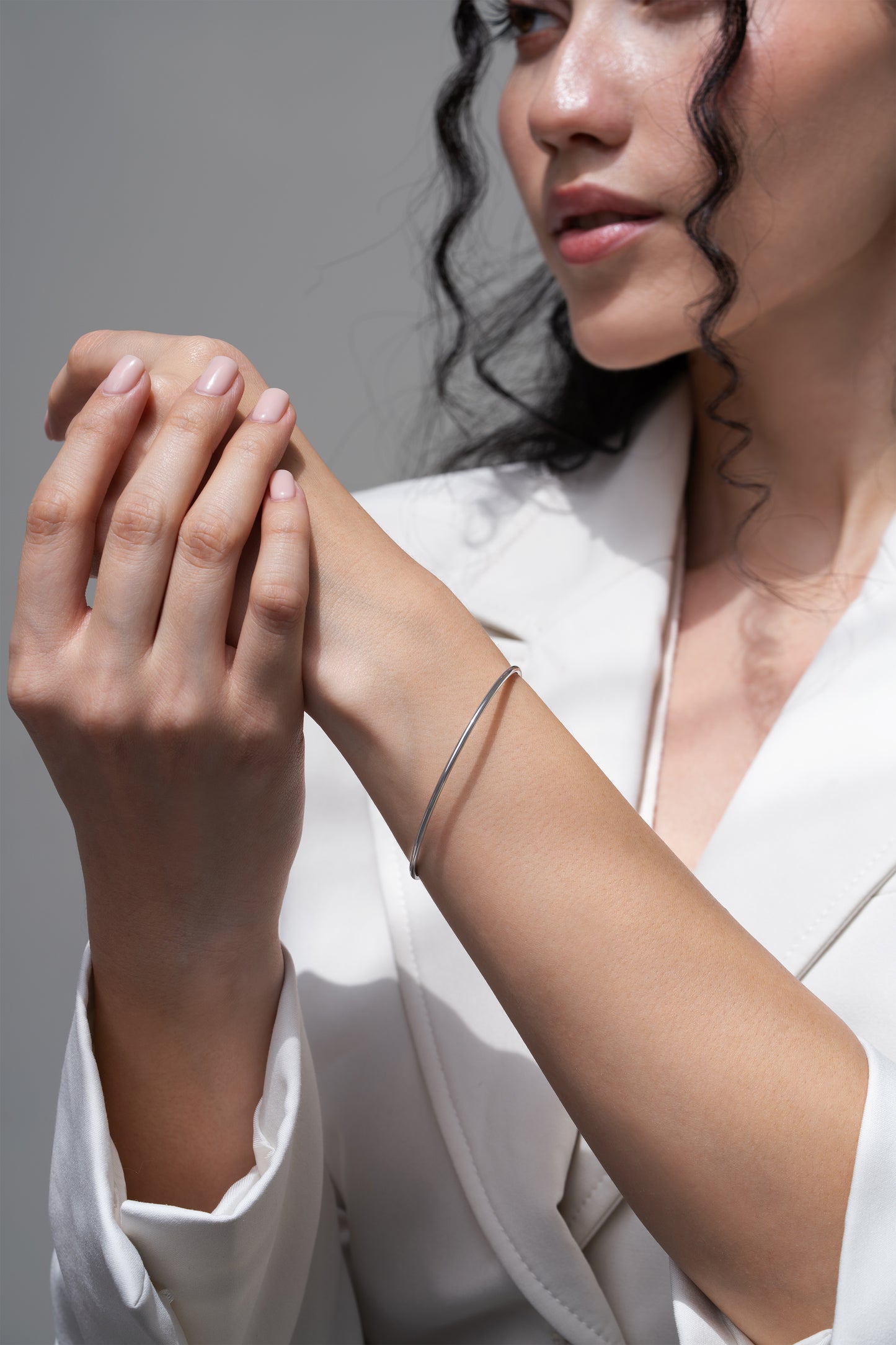 Classic Silver 2mm Bangle - Silver Edition