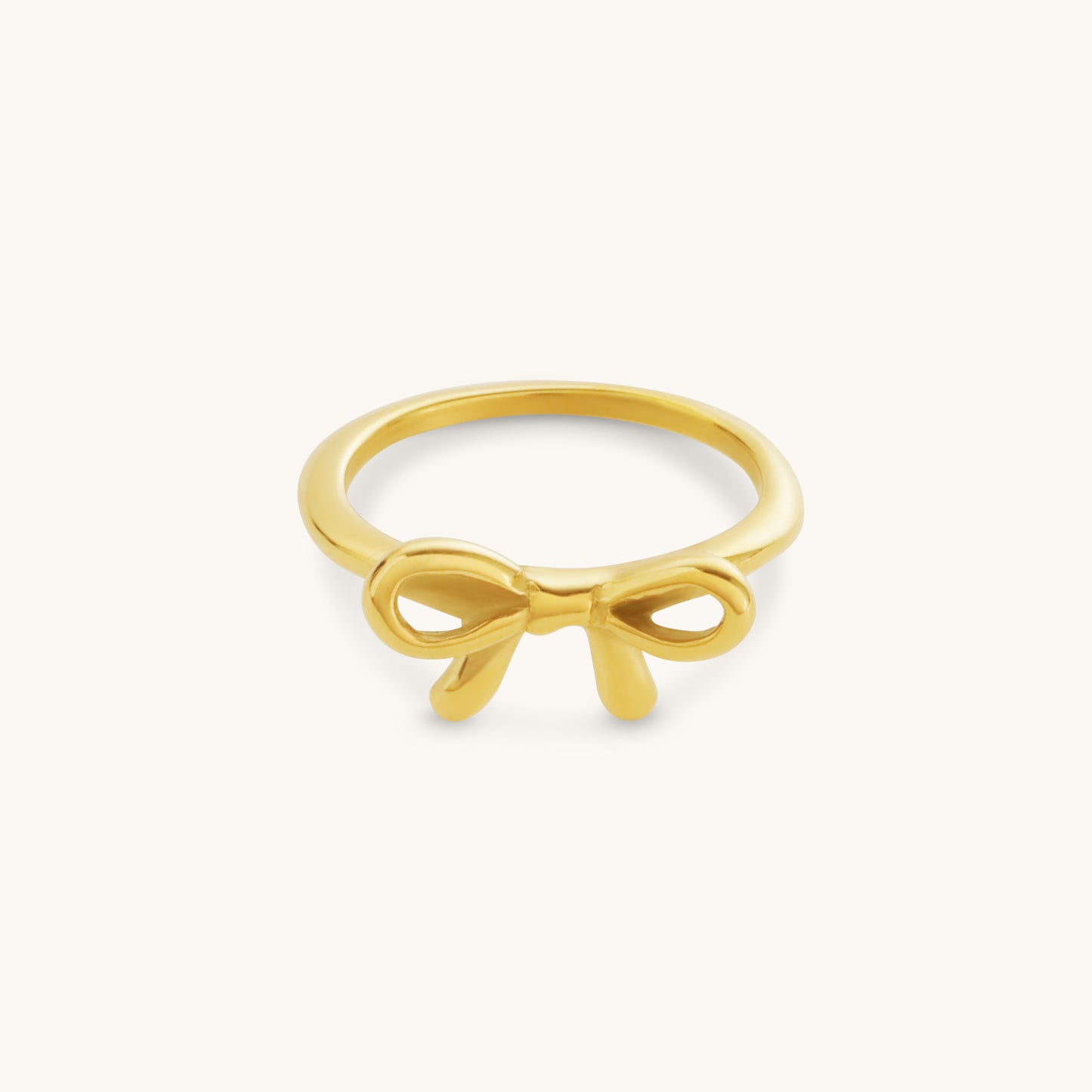 Bow Ring  - 18K Gold Plated