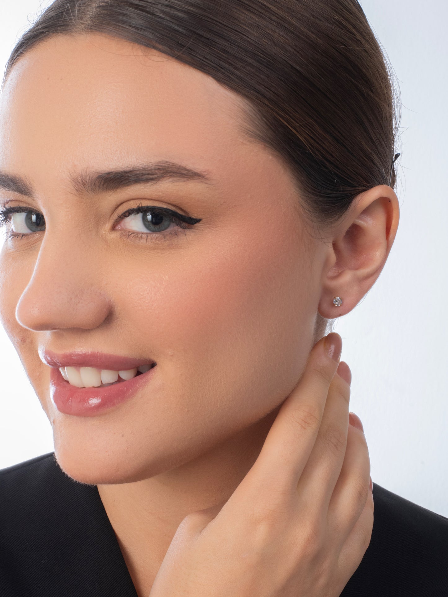 2mm Diamond Studs- 18K Gold Plated