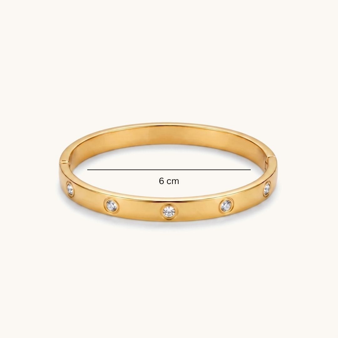 Glowline Cuff – 18K Gold Plated
