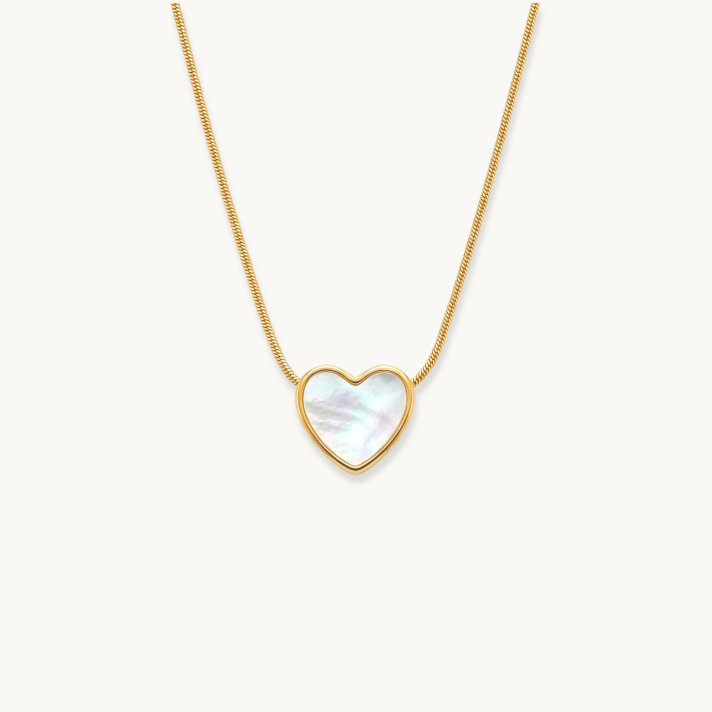 Opal Love Necklace - 18K Gold Plated