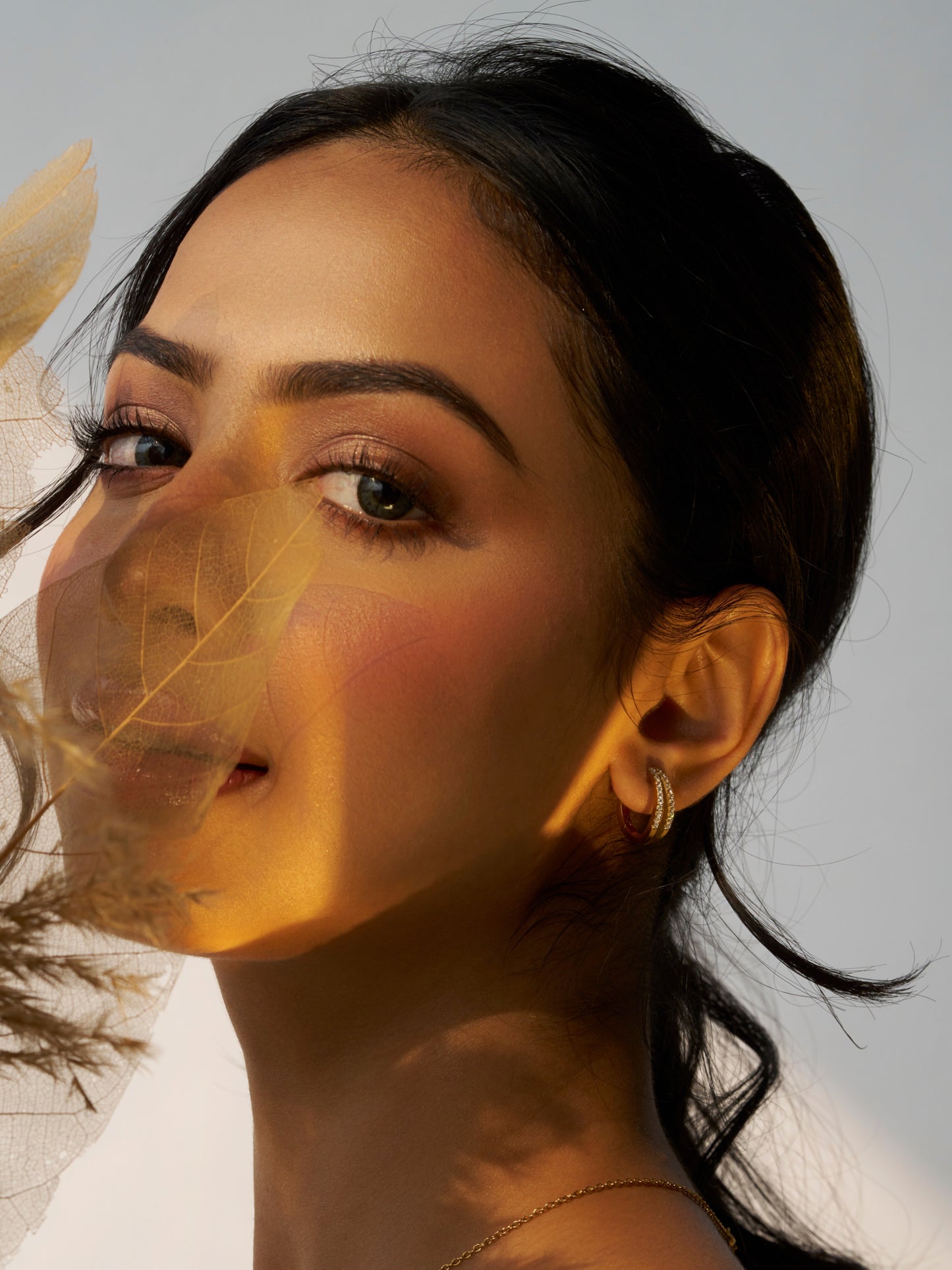 Autumn Hoops - 18K Gold Plated