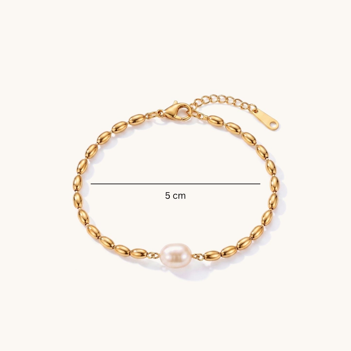 Mist pearl bracelet - 18k Gold Plated