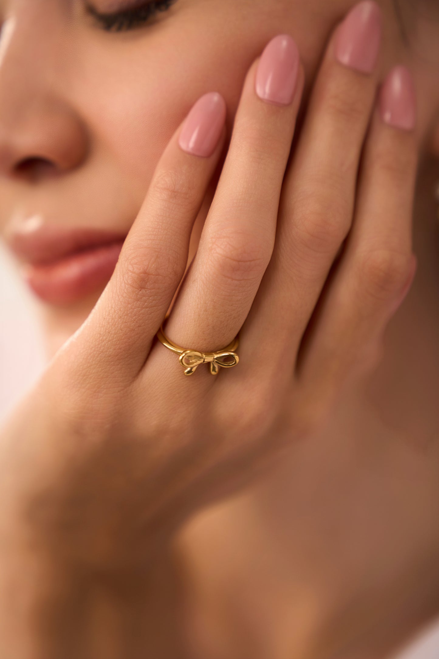 Bow Ring  - 18K Gold Plated