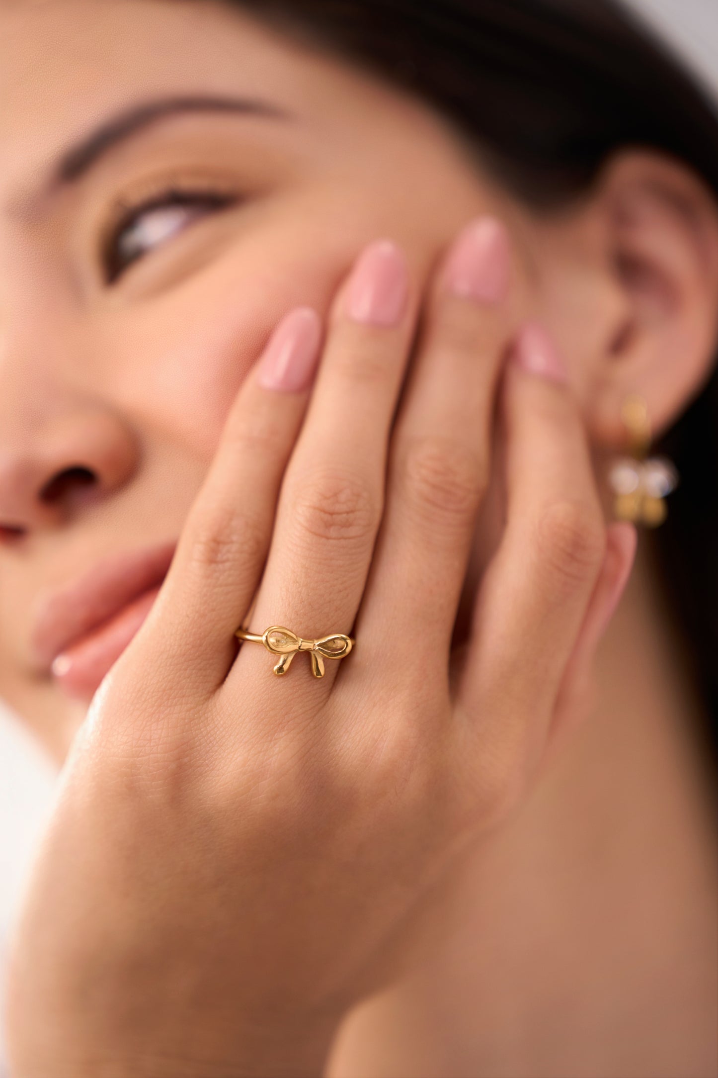 Bow Ring  - 18K Gold Plated