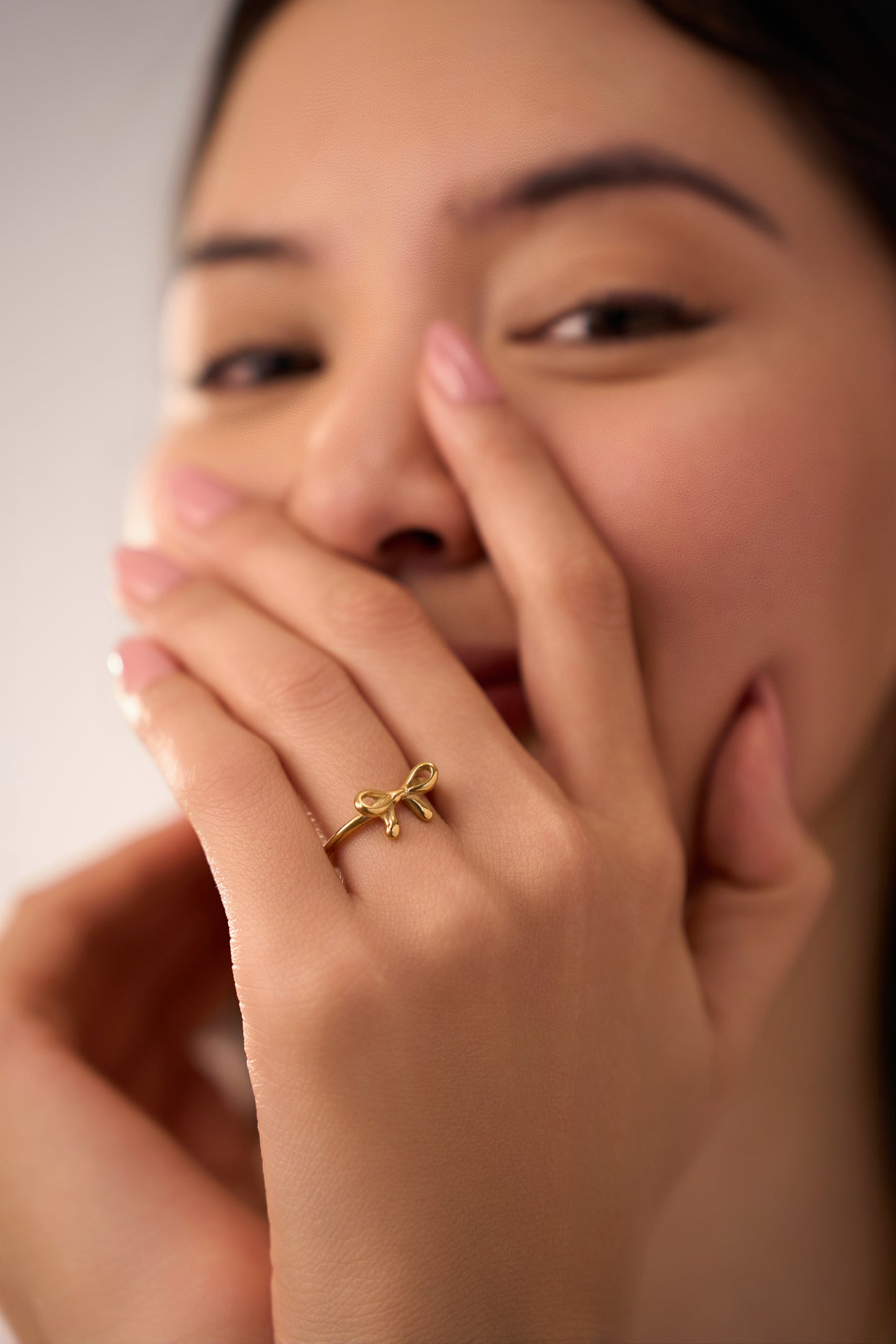 Bow Ring  - 18K Gold Plated