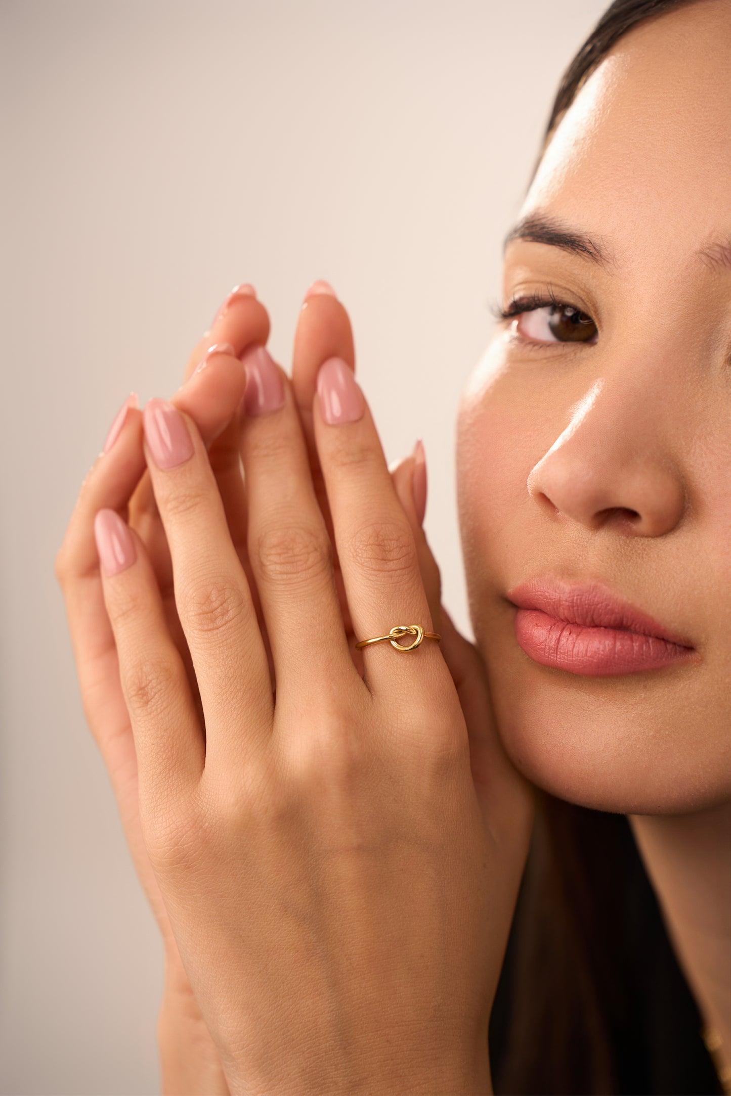 Love Knot Ring  - 18K Gold Plated