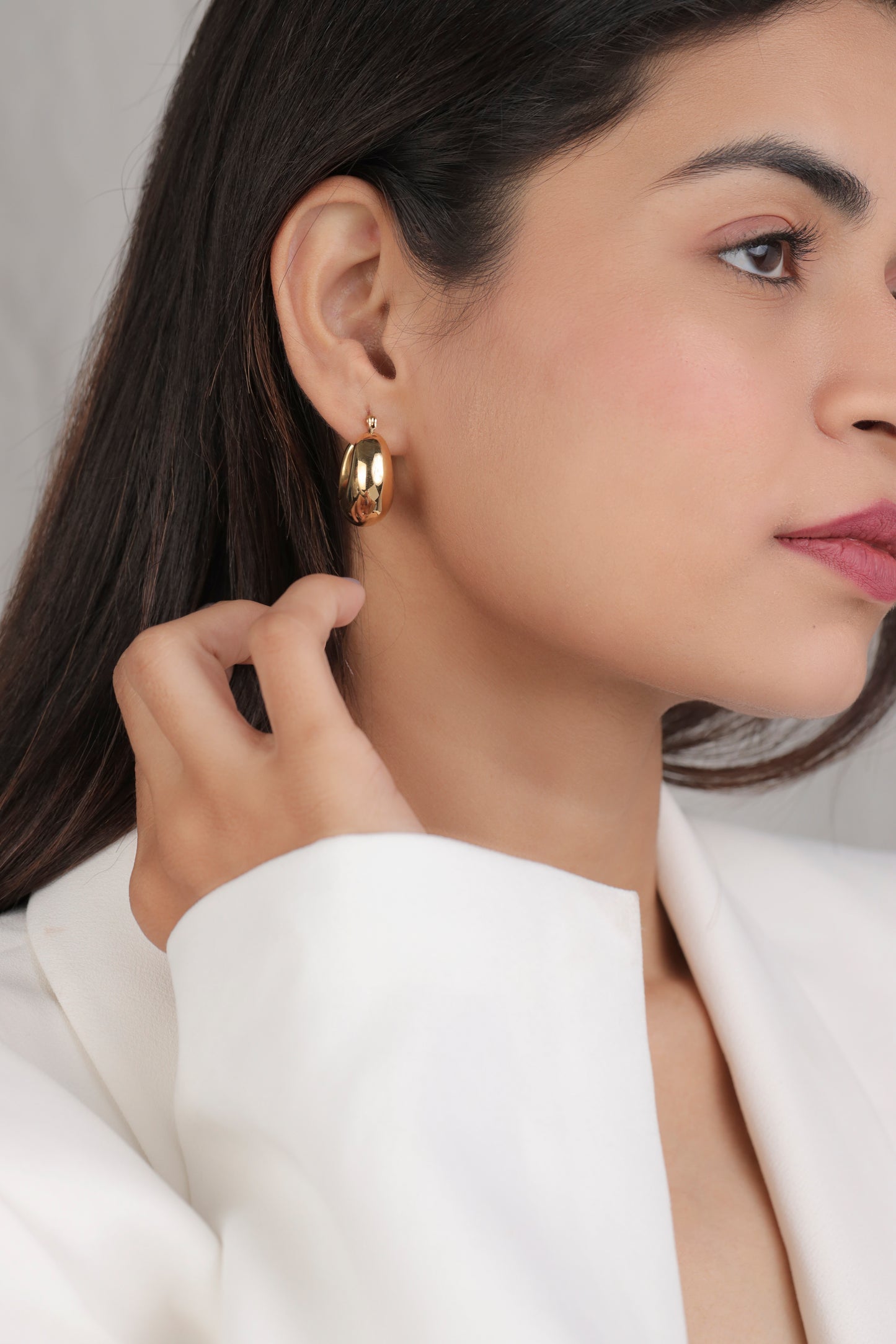 Gigi Hoops - 18K Gold Plated