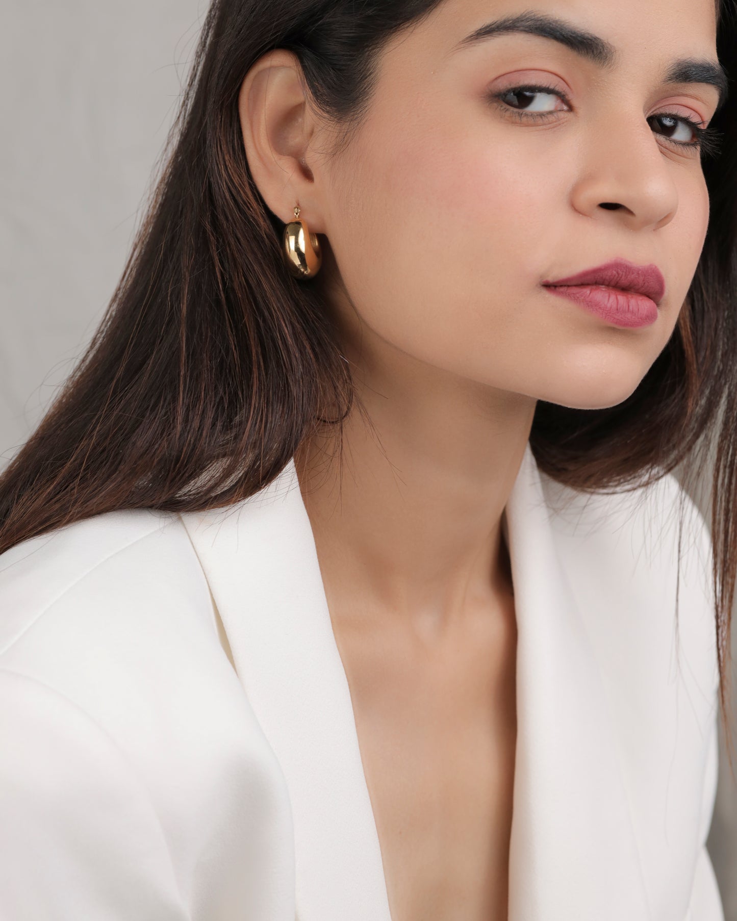 Gigi Hoops - 18K Gold Plated