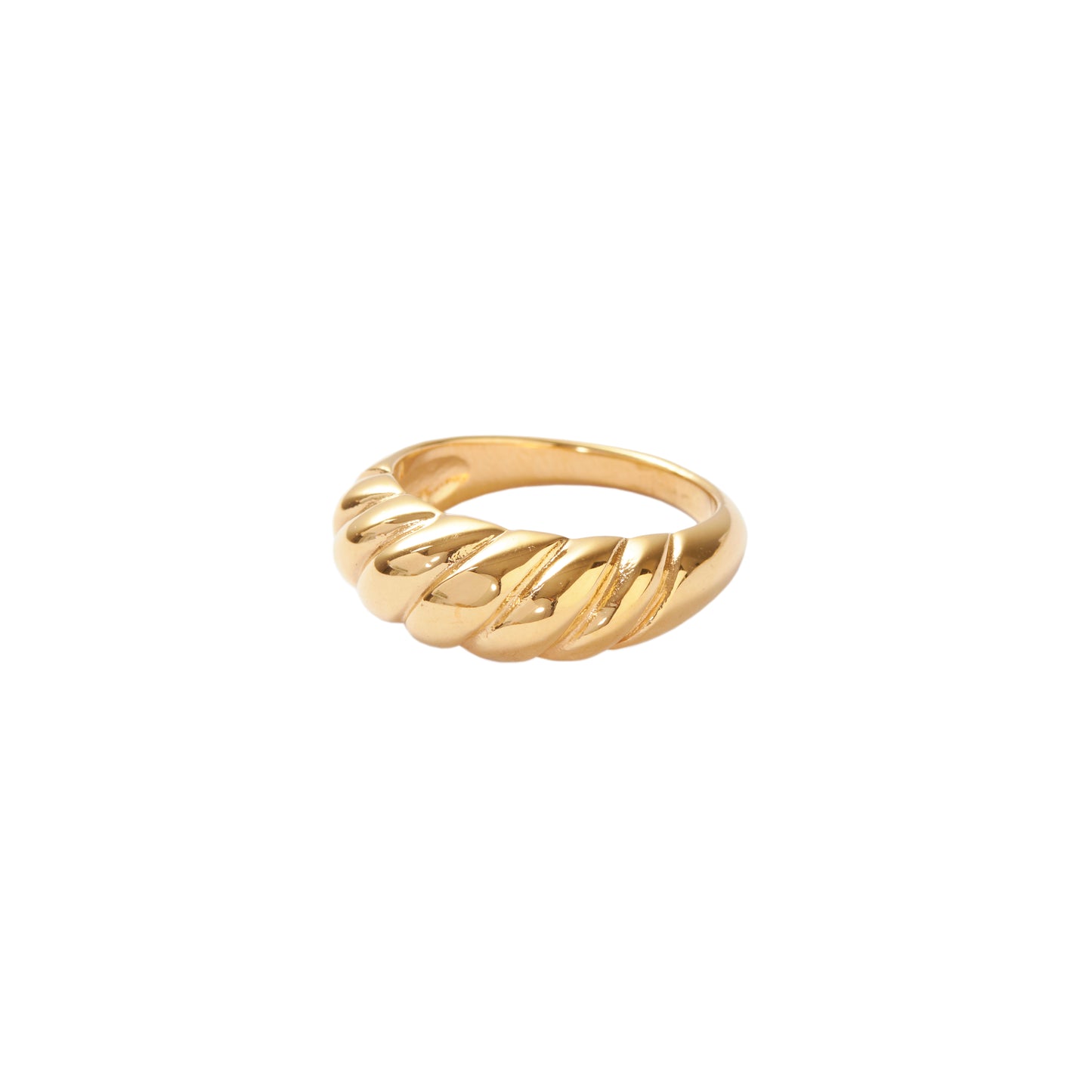 Croissant Ring - 18K Gold Plated