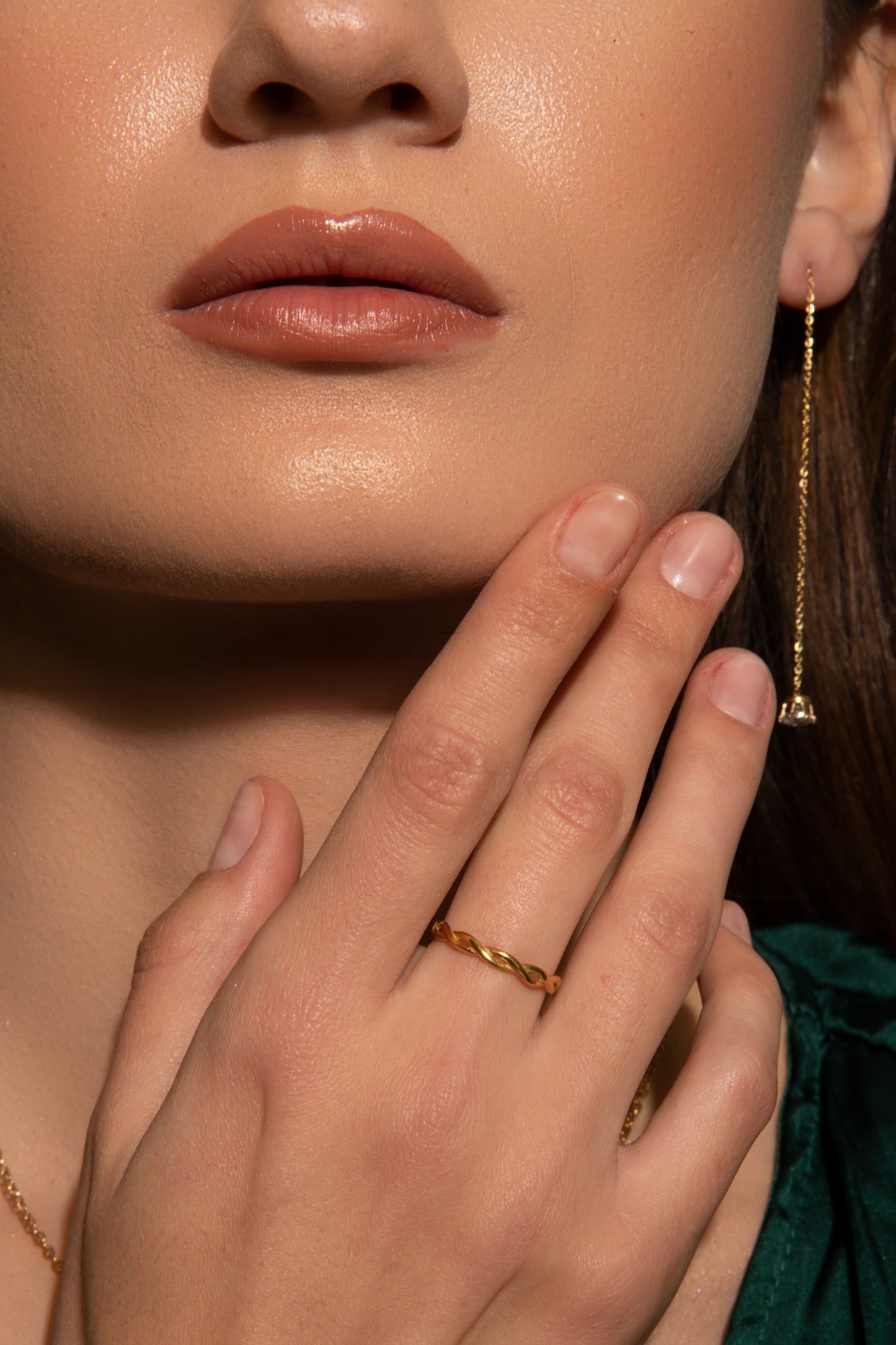 Wave ring - 18K Gold Plated