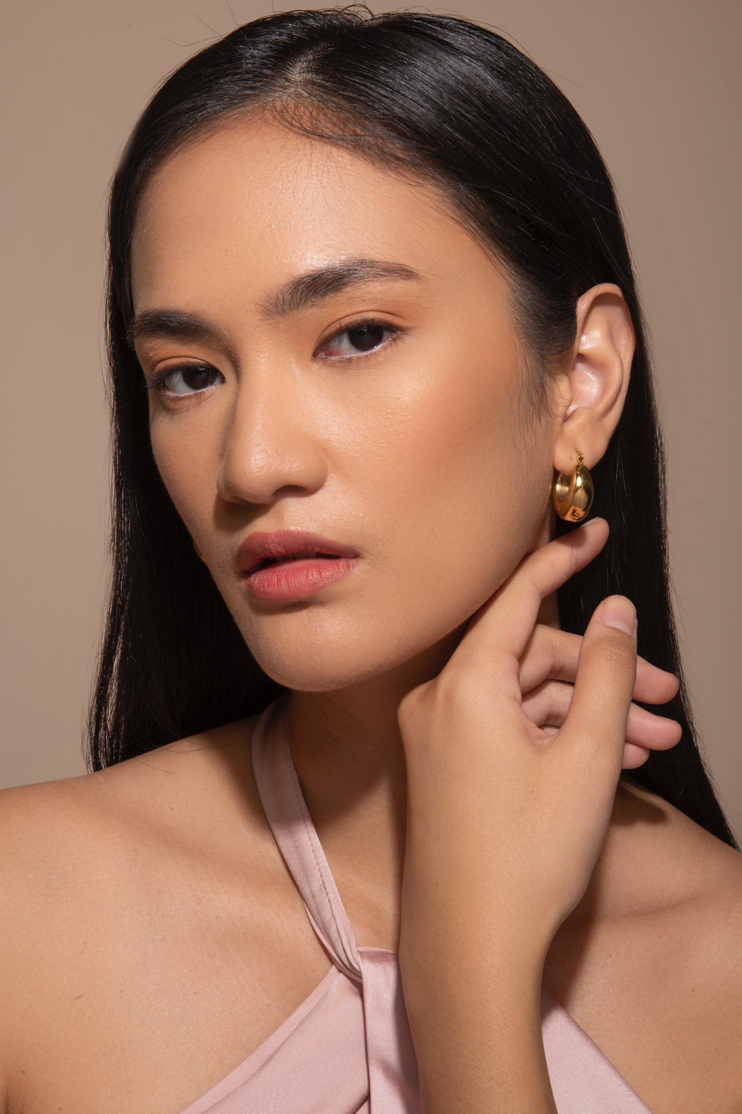 Gigi Hoops - 18K Gold Plated