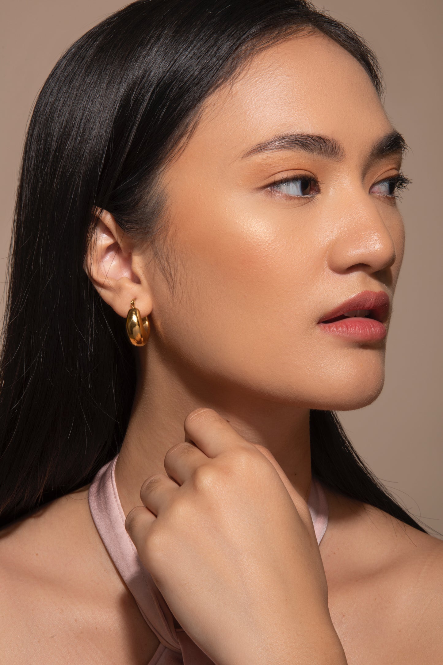 Gigi Hoops - 18K Gold Plated