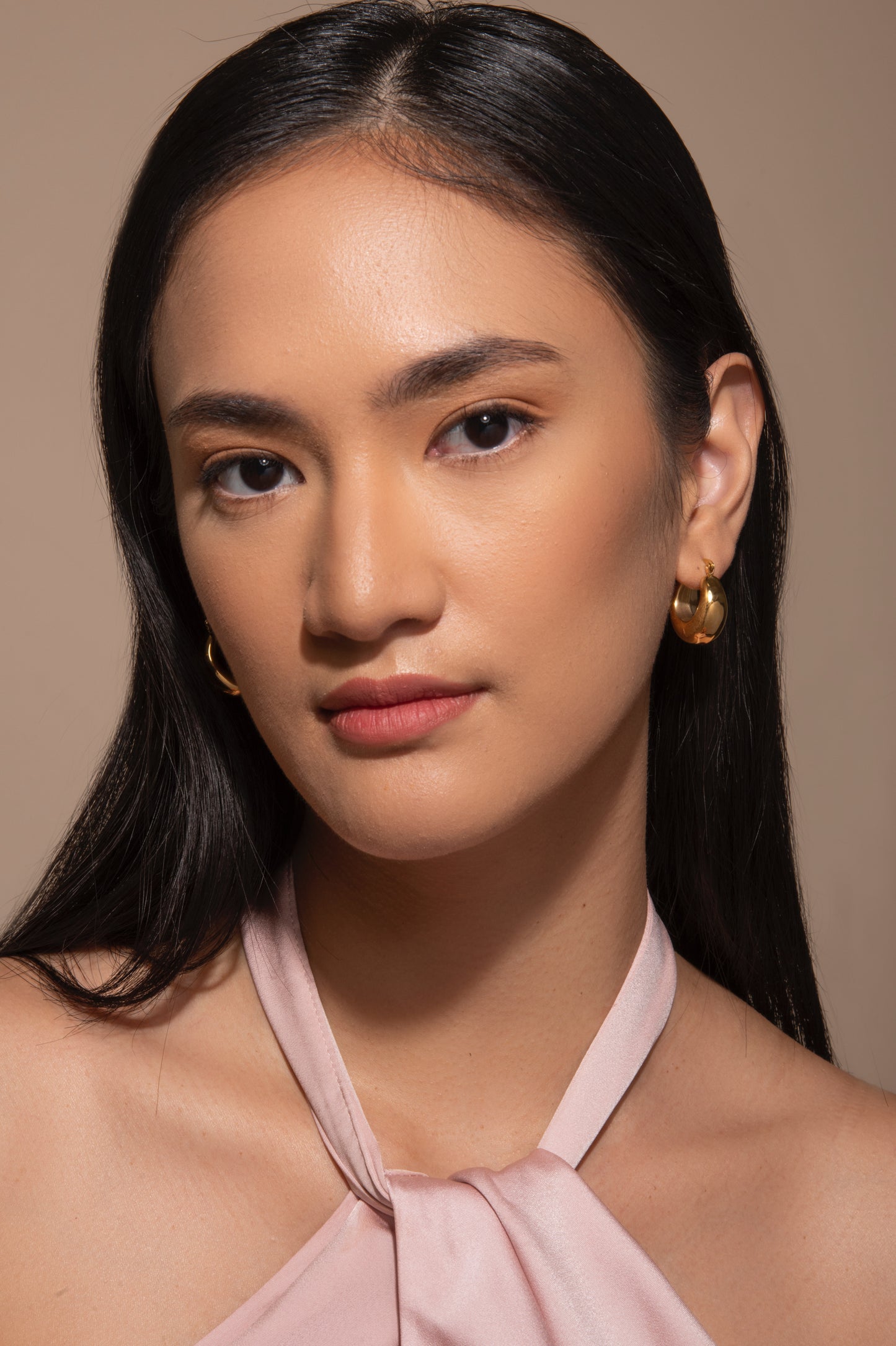 Gigi Hoops - 18K Gold Plated