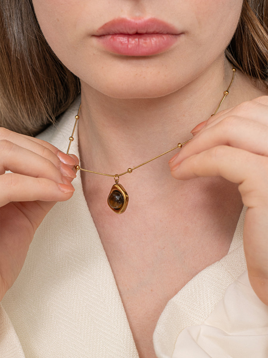 Venessa Necklace – 18K Gold Plated image 7