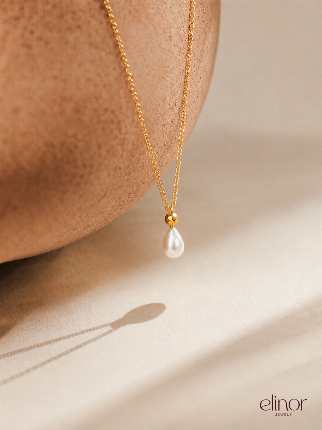Serene Pearl Necklace - 18K Gold Plated