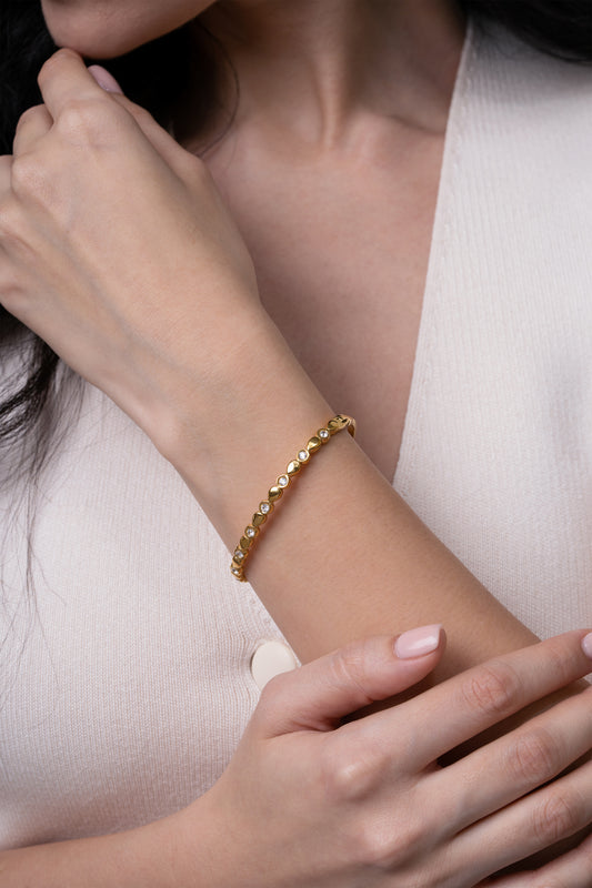 Esther Bangle - 18K Gold Plated