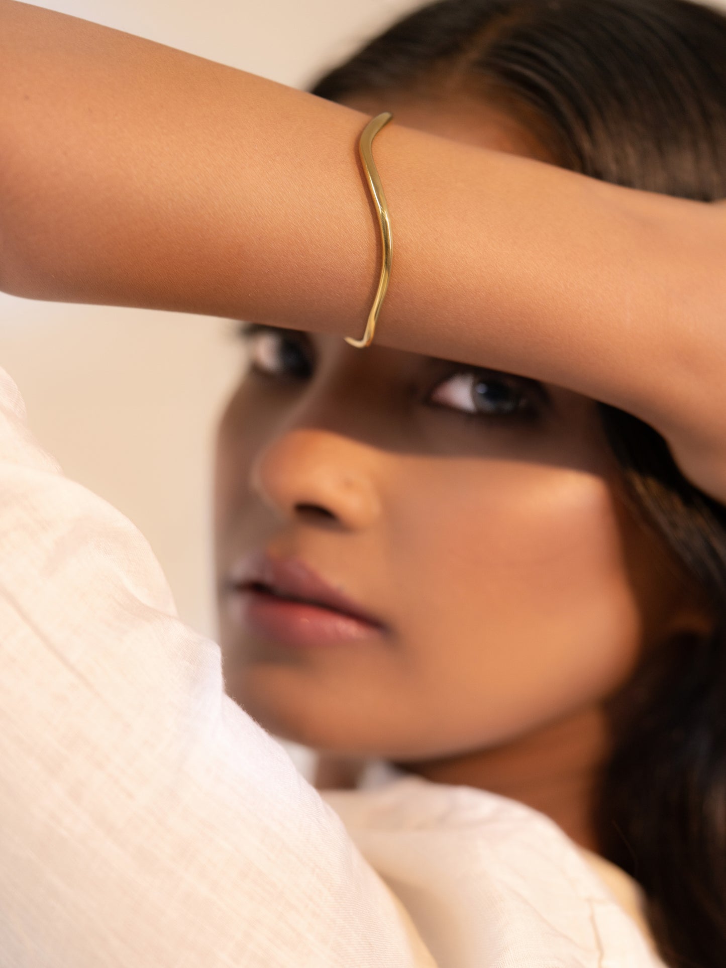 Wave cuff - 18K Gold Plated