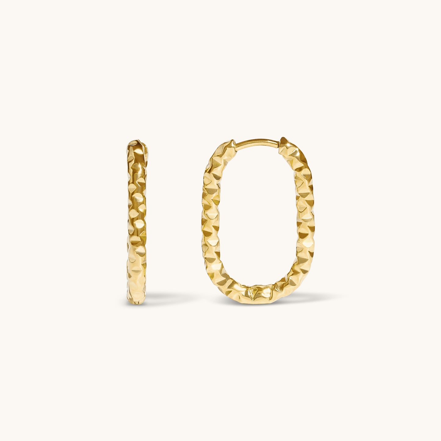 Nola Hoops - 18K Gold Plated