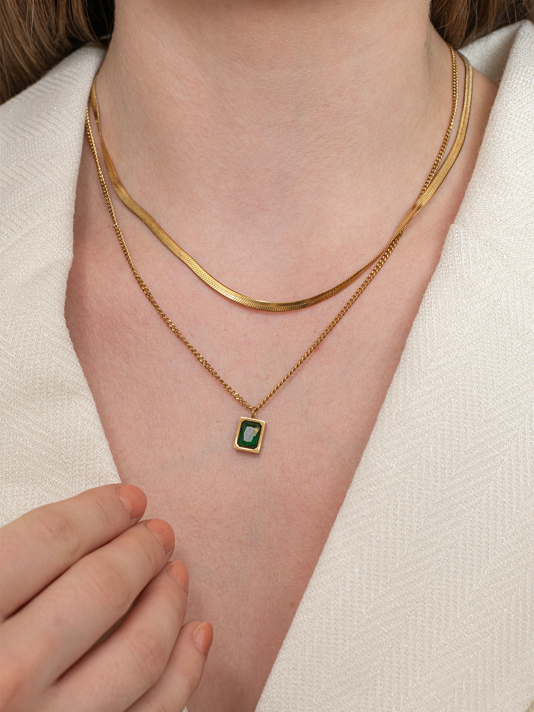 Carol Necklace – 18K Gold Plated image 3