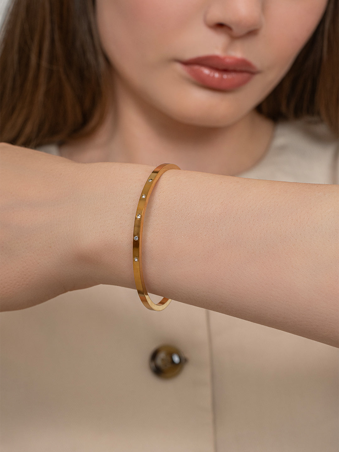 Aiko Cuff – 18K Gold Plated
