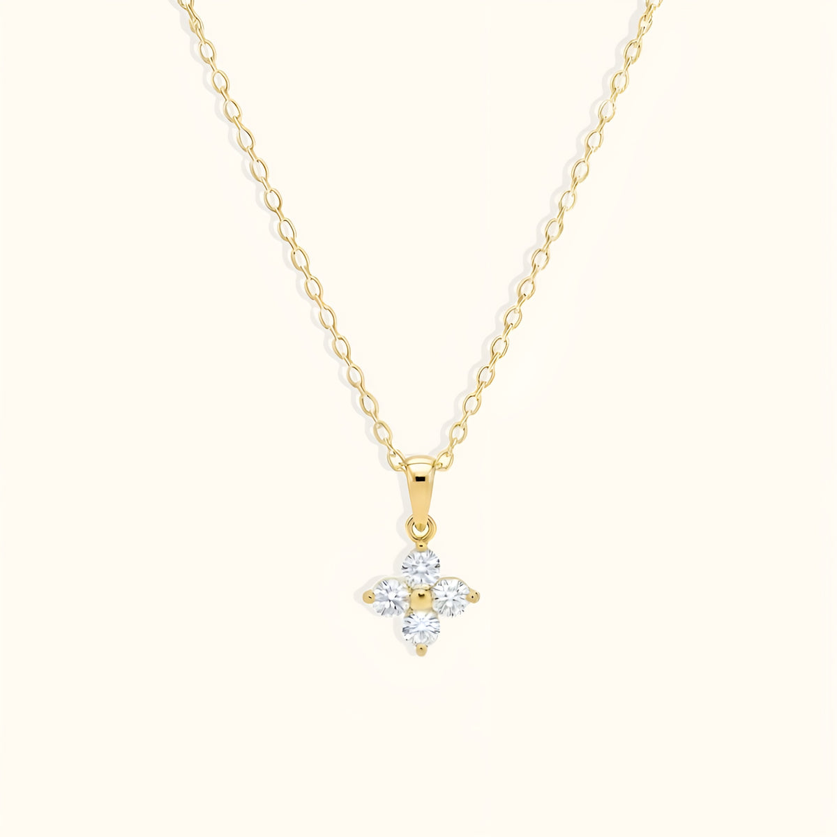 Fleur Necklace - 18K Gold Plated image 1