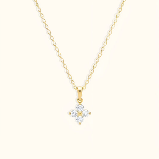 Fleur Necklace - 18K Gold Plated
