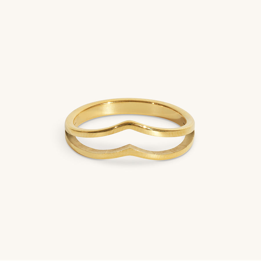 Zinnia Ring - 18K Gold Plated image 1