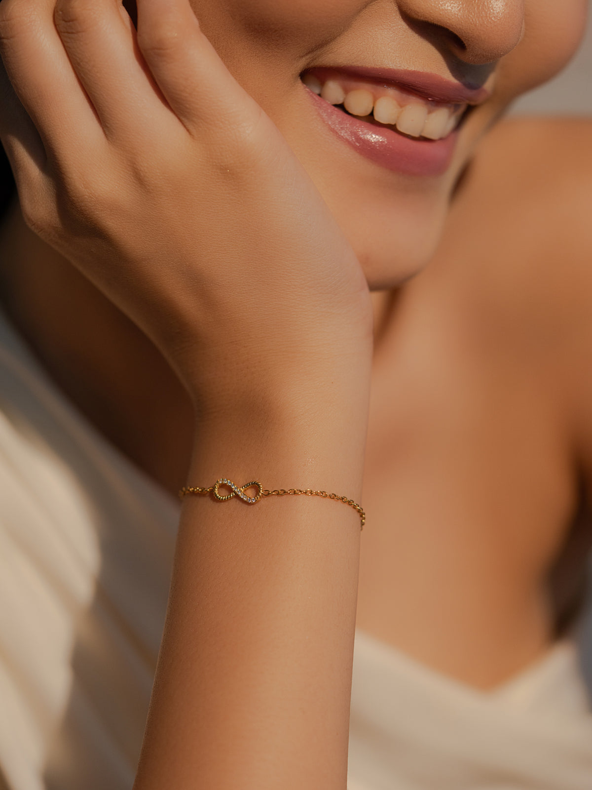 Infinity Bracelet - 18K Gold Plated image 8