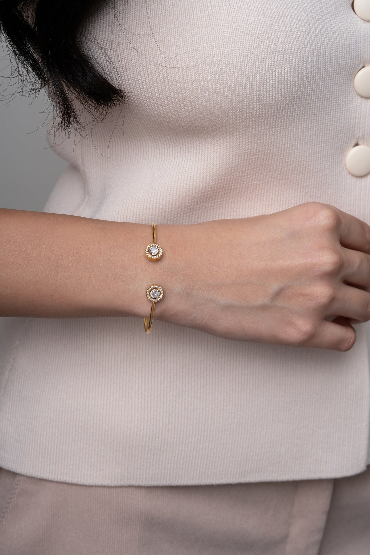 Monica Cuff - 18K Gold Plated image 1