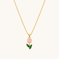 Kiki Tulip Necklace - 18K Gold Plated