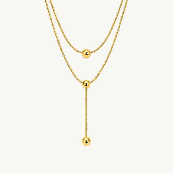Roxy Layered Necklace - 18K Gold Plated