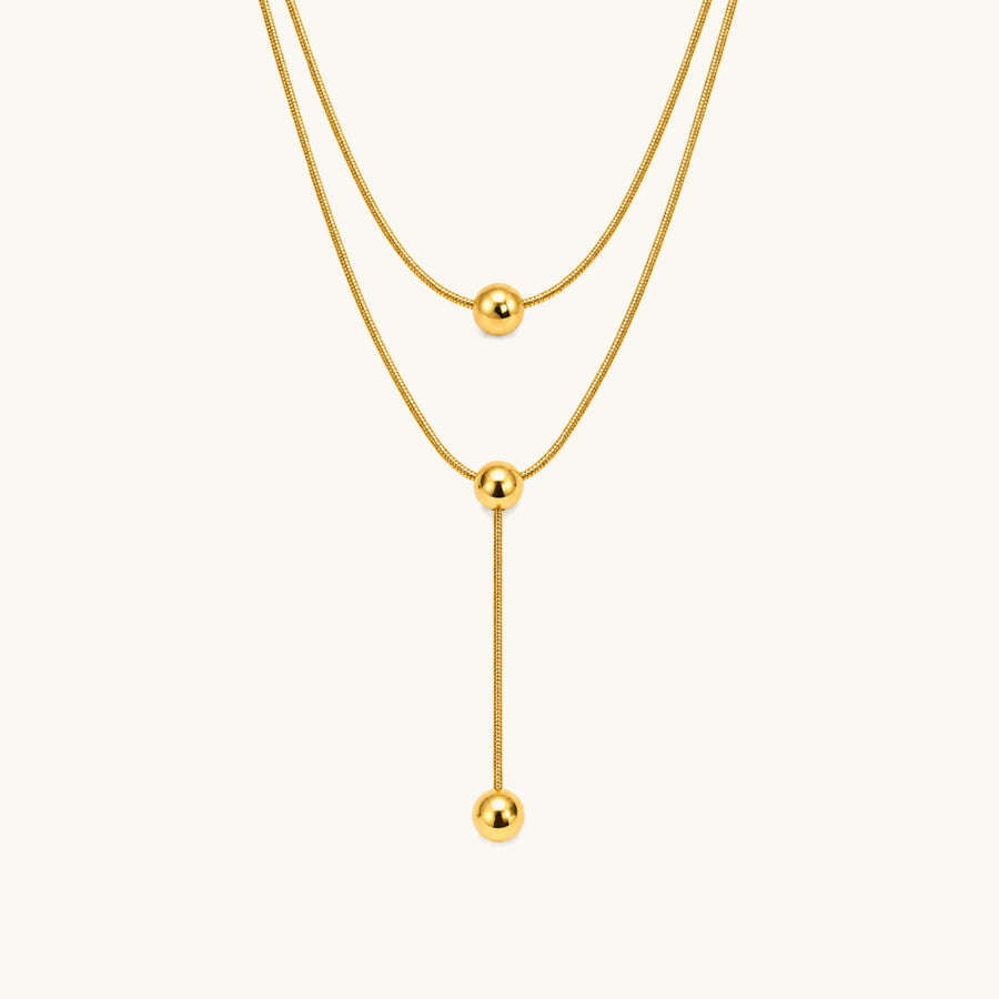 Roxy Layered Necklace - 18K Gold Plated image 1