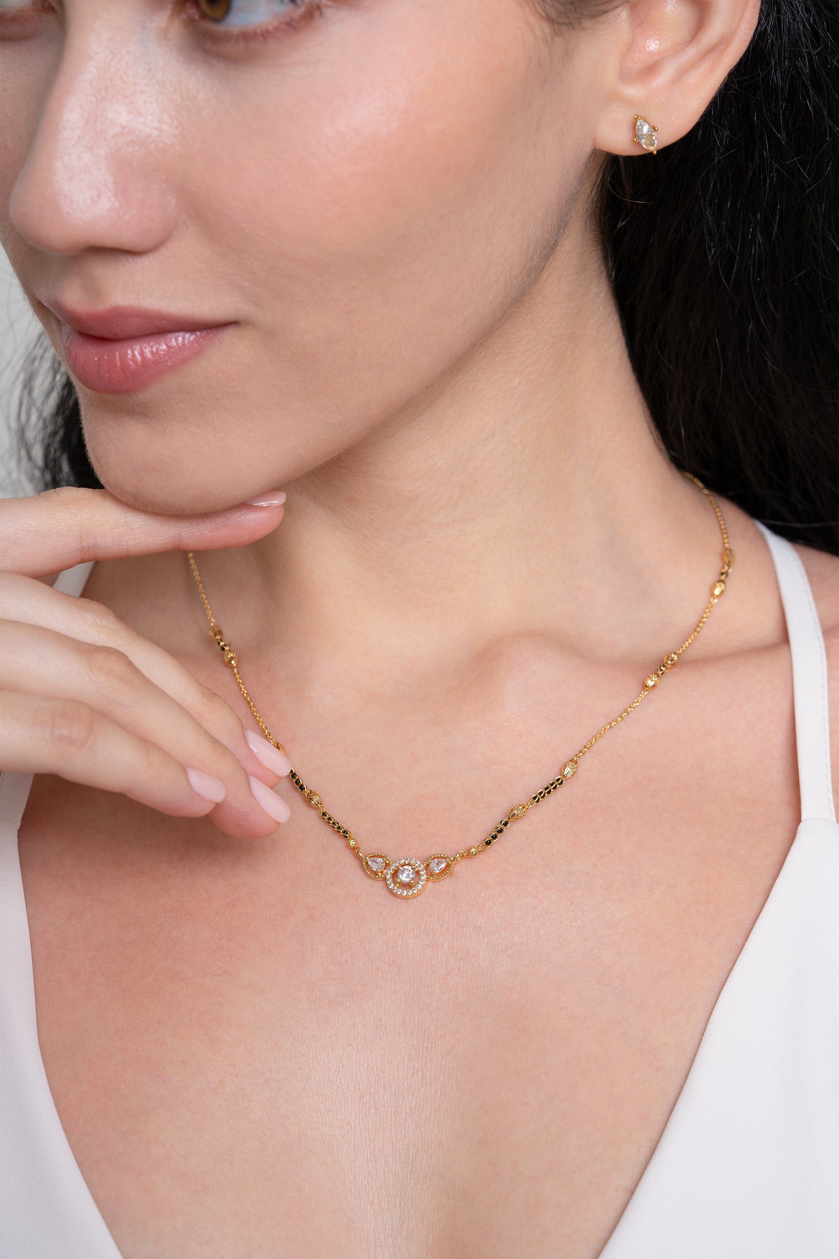 Zeya Mangalsutra - 18K Gold Plated image 2
