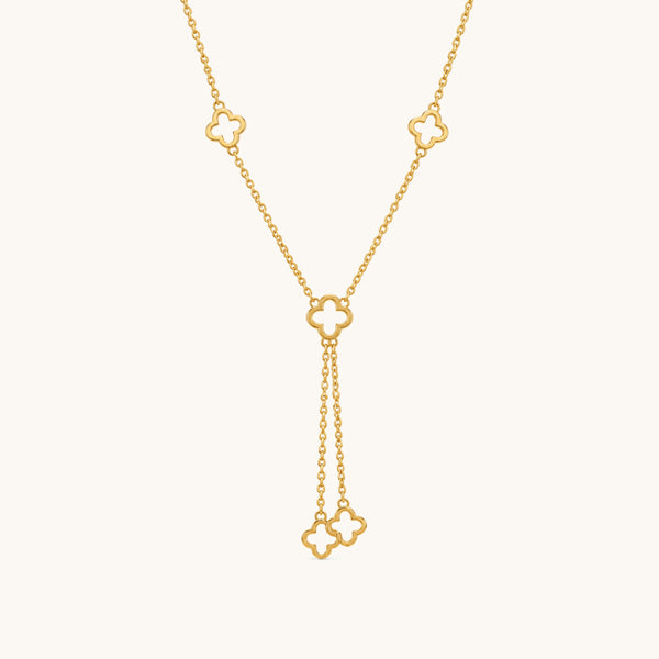 Lise Drop Necklace - 18K Gold Plated