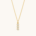 Ava Trio Necklace - 18K Gold Plated